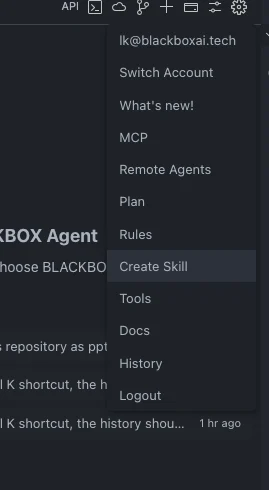 create skill