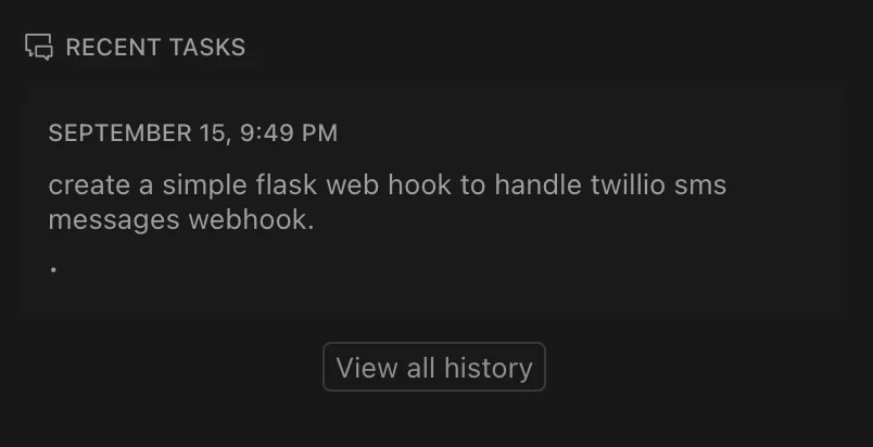 Chat History